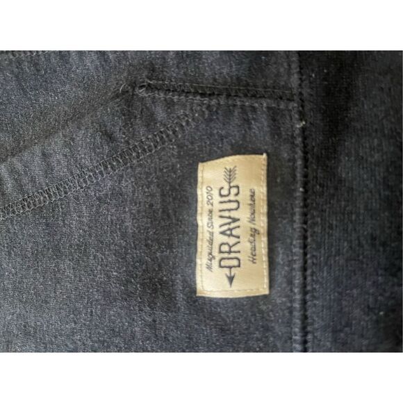 Dravus Mens Gray Brown Colorblock Long Sleeve Henley Pullover Hoodie Size Medium - Picture 5 of 10